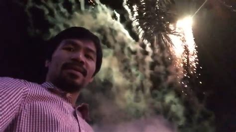 Manny Pacquiao Greets Everyone A Happy New Year Celebration