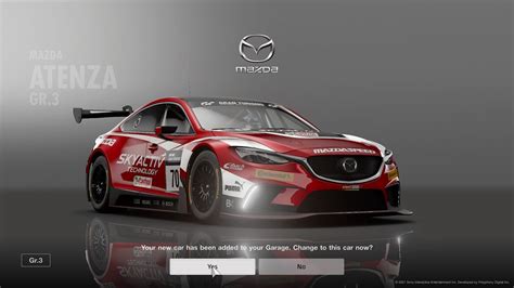 Gran TurismoSPORT Mazda Atenza Gr 3 Test Race YouTube