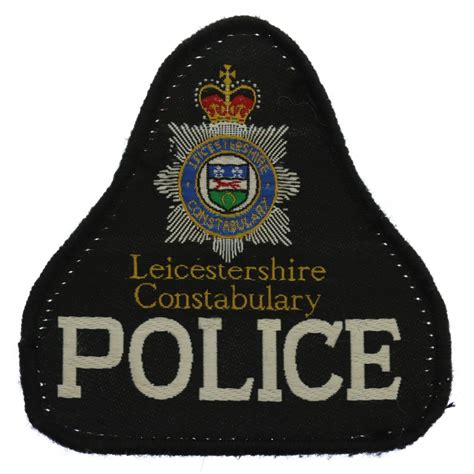 Leicestershire Constabulary Police Cloth Bell Patch Badge