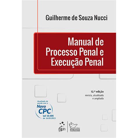 Livro Manual de Processo Penal e Execução Penal Submarino