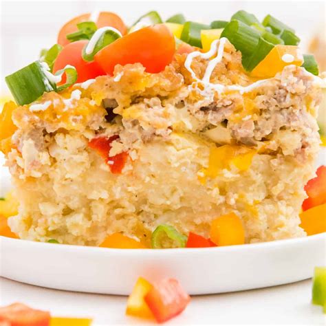 Overnight Crockpot Breakfast Casserole ⋆ Real Housemoms