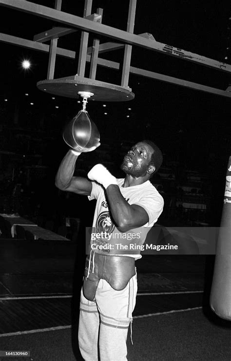 Bruce Finch Trains With The Speed Bag For His Upcoming Fight Against