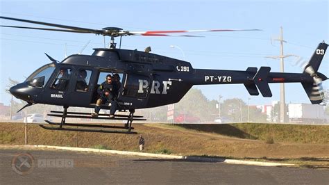 Helic Ptero Da Prf Bell Decolando Pol Cia Rodovi Ria Federal Youtube