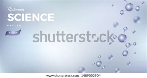 3d Molecules Vector Design Science Abstract Vector De Stock Libre De Regalías 1489003904