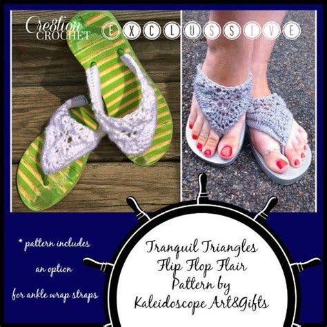 18 Crochet Flip Flops With Free Pattern Crochet Flip Flops Crochet