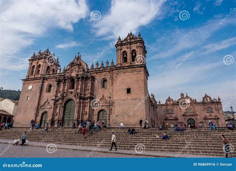 Cusco Cathedral Nuestra Sra De La Asuncion Peru Editorial Photo