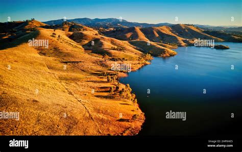 Aerial View Of The Lake Eildon In Morning Light At Bonnie Doon Victoria