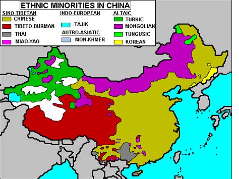 Ethnic Groups in China | Maps of China Ethnic Minority | China Ethnic ...