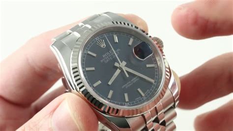 Rolex Datejust ROULETTE DATE 116234 Luxury Watch Reviews YouTube