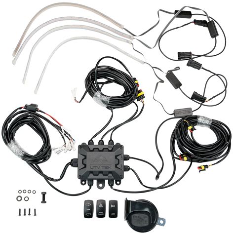 ATV-UTV TEK Elite Series UTV Street Legal kit - LED eyebrow & Running ...