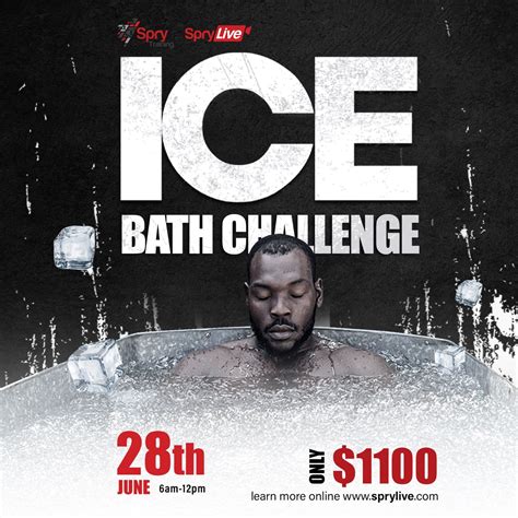 Ice Bath Challenge – SpryLive