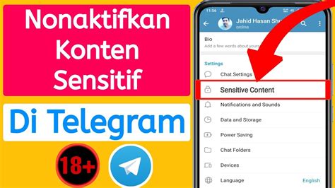 Cara Menonaktifkan Konten Sensitif Di Telegram Cara Menonaktifkan