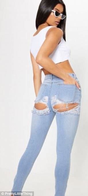 Fashion Brands Are Selling Bizarre Butt Exposing Ripped Jeans Daily