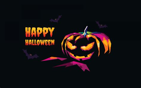 Happy Halloween Wallpaper 4K, Halloween Pumpkin