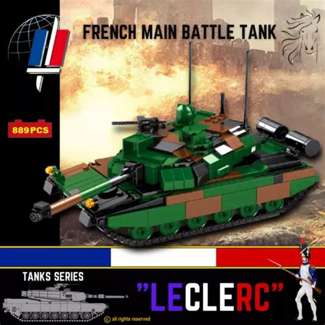 Lego Cobi Leclerc Char French Main Battle Tank Ww Panzer Military