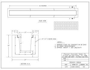 142trenchdrain Precast Concrete Sales Company