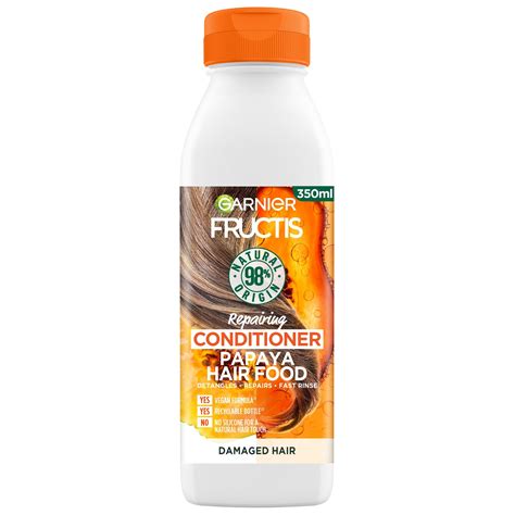 Garnier Fructis Papaya Hair Food Възстановяващ балсам за увредена коса