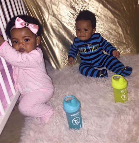 K H A N I Y A H Black Twin Babies Cute Black Babies Beautiful Black