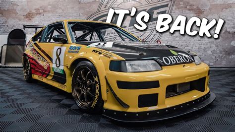 Irish Guy Restores The Record Breaking J S Racing Honda CRX YouTube