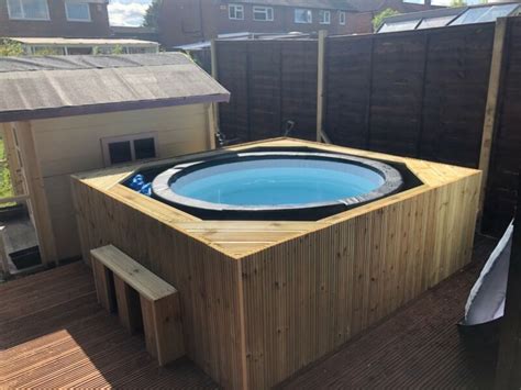 Wooden Hot Tub Surround Homedecorish