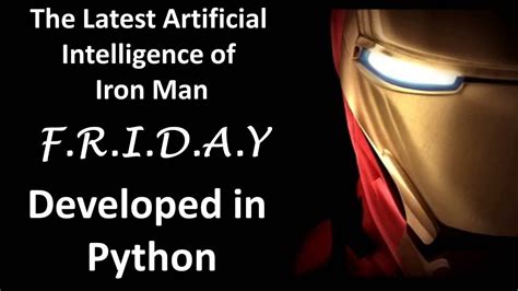 How To Create Iron Man AI Friday In Python YouTube