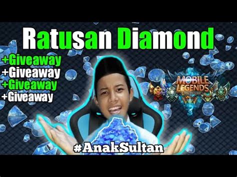 Giveaway Ratusan Diamond Mobile Legends Spesial Subscriber Youtube