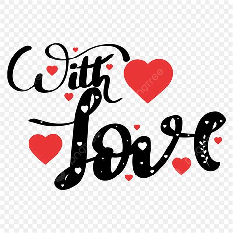 Heart Love Text Vector Design Images With Love Text Lettering And