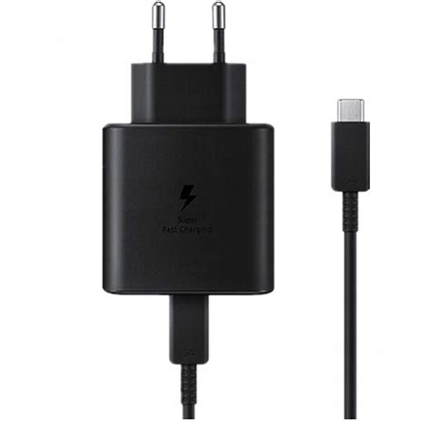 Szybka Adowarka Sieciowa W Usb C Dla Samsung S Kabel M Czarna