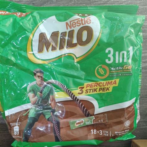 Jual Milo Stick Malaysia Isi Stik Minuman Energi Coklat Malt