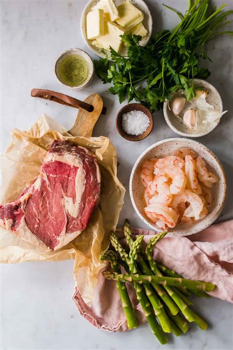 Garlic Butter Ribeye Steak And Shrimp 1 Lenas Kitchen