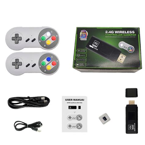 V Deo Game Stick Mil Jogos Cl Ssicos Super Retro Controles