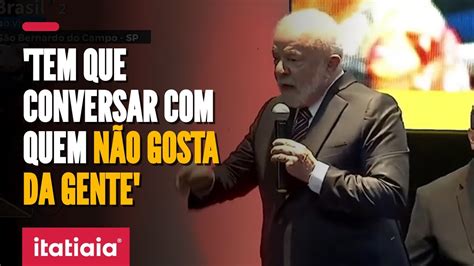 LULA FALA SOBRE A NECESSIDADE DA CONVERSA DEPUTADOS DE OPOSIÇÃO