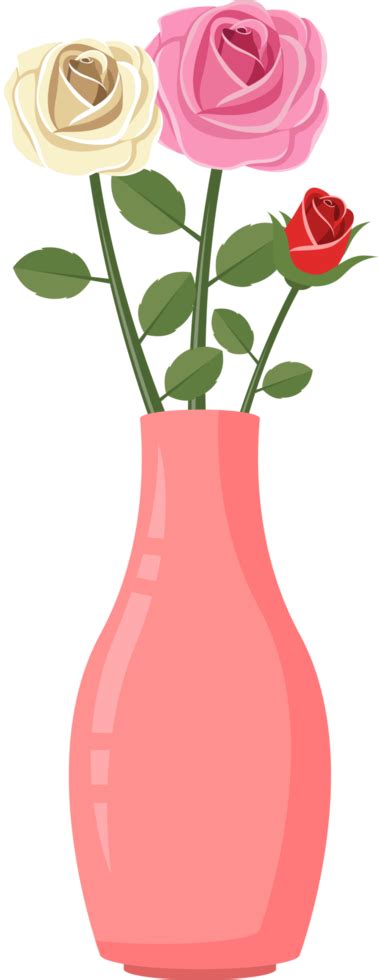 Vase Mit Blumenclipart Designillustration Png