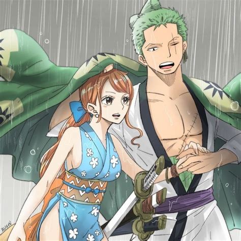 Nami And Zoro Anime Zoro Casal Anime