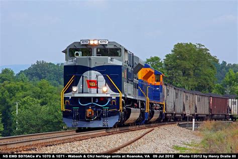 NS EMD SD70ACe #1070 Wabash Railroad Heritage Unit Photo Page