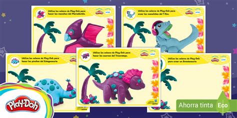 FREE Play Doh Tapiz De Dinosaurios Teacher Made