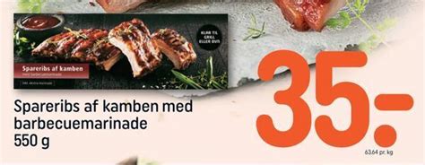 Spareribs Af Kamben Med Barbecuemarinade Tilbud Hos Rema