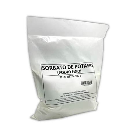 SORBATO DE POTASIO POLVO 500 G Materias Primas MMPP