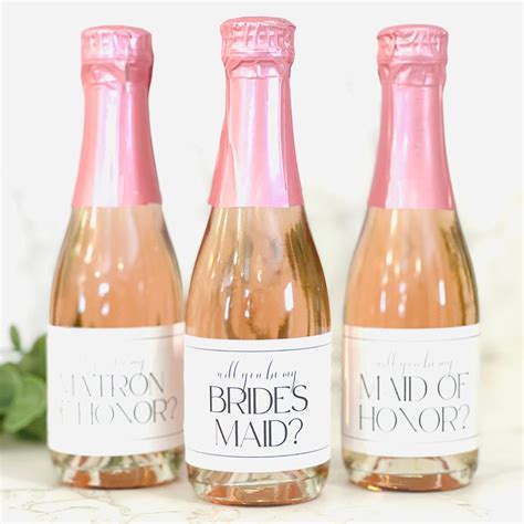 Bridesmaid Labels Bridesmaid Favors Bridesmaid Proposal Gifts