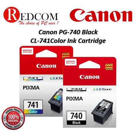 CANON PG 740 PG 740 XL CL 741 CL 741 XL INK CARTRIDGE 100 ORIGINAL