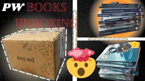 PW CA INTER BOOKS UNBOXING NOV 2024 CAWallahbyPW Ca