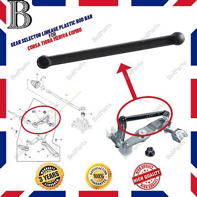 Gear Selector Linkage Plastic Rod Bar For Opel Vauxhall CORSA TIGRA