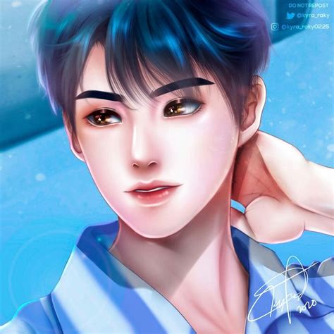 ASTRO Cha Eun Woo Fan Art Cartoon Drawings Astro Fan Art