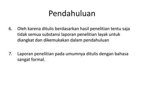 Ppt Penulisan Latar Belakang Pendahuluan Powerpoint Presentation