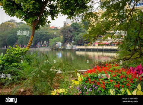 The Hoàn Kiếm Lake, Hanoi, Vietnam Stock Photo - Alamy