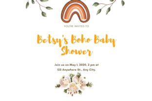 Boho Gingerbread Png Baby Shower Clipart Graphic By Mycuteclipart