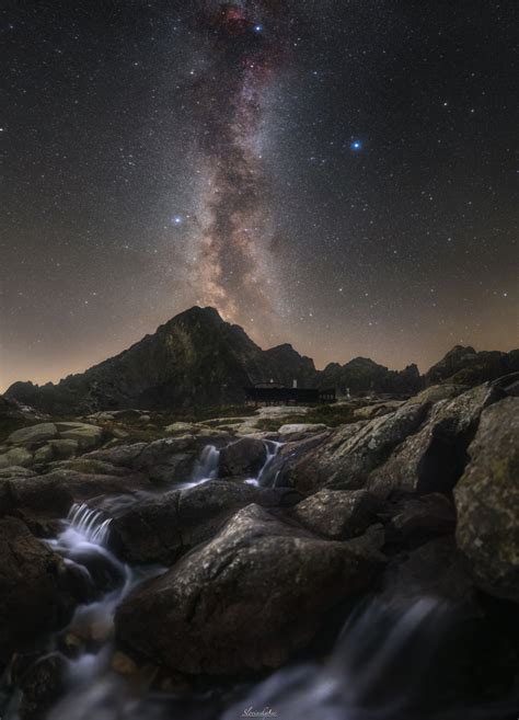 Galactic Waterfall In High Tatras Slovinsky Art