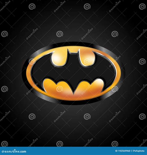 Batman Logo Vector 1989 Editorial Image Illustration Of Background