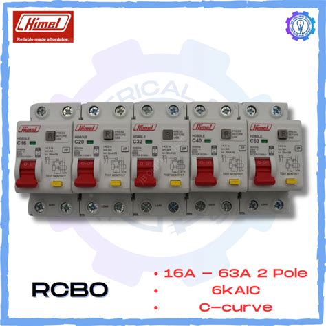 Himel Residual Current Operated Circuit Breaker RCBO Lazada PH