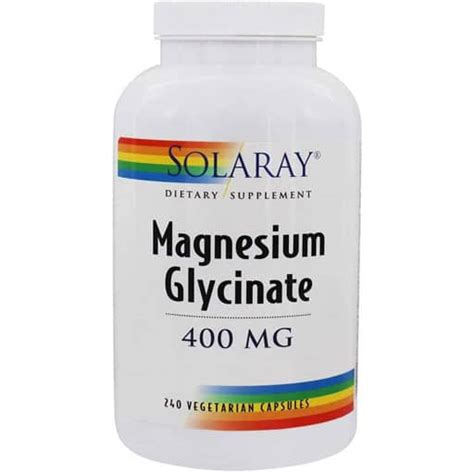 Magnesium Glycinate Solaray Healthy Muscle Function